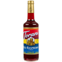Torani 750 mL Red Raspberry Flavoring Syrup