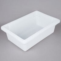 Choice 18 inch x 12 inch x 6 inch White Plastic Food Storage Box