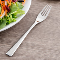 Reed & Barton RB118-038 Hollis 7 1/8 inch 18/10 Stainless Steel Extra Heavy Weight Salad Fork - 12/Case