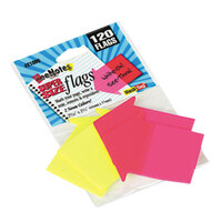 Redi-Tag 21095 SeeNotes 2 Assorted Neon Color 2 9/16 inch x 2 1/4 inch Transparent Page Flag - 120/Pack
