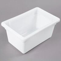 Choice 18 inch x 12 inch x 9 inch White Plastic Food Storage Box