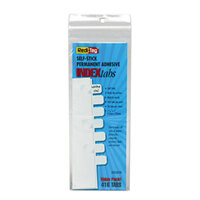 Redi-Tag 31010 1" White Side-Mount Plastic Index Tabs - 416/Pack