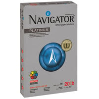 Navigator NPL1720 11 inch x 17 inch White Case of 20# Platinum Paper - 2500 Sheets