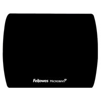 Fellowes 5908101 Black Ultra Thin Mouse Pad with Microban Protection