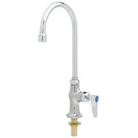 T&S B-0305-CR Single Hole Deck Mounted Cold Water Faucet - 5 1/2" Rigid Gooseneck Spout (ADA Compliant)