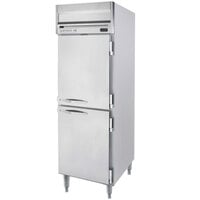 Beverage-Air HFPS1HC-1HS Horizon Series 26 inch Solid Half Door All Stainless Steel Reach-In Freezer