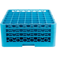 Carlisle RG49-314 OptiClean 49 Compartment Glass Rack with 3 Extenders