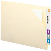 Smead 75715 Letter Size Antimicrobial File Jacket - No Expansion with Reinforced Straight Cut End Tab, Manila - 100/Box
