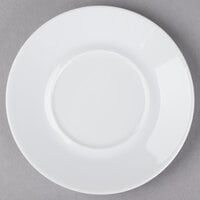 Schonwald 9136925 Fine Dining 5 7/8" Round Continental White Porcelain Saucer - 12/Case