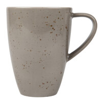 Schonwald 9385630-63043 Pottery 10 oz. Unique Light Gray Porcelain Mug - 6/Case