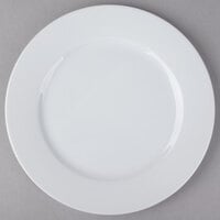 Schonwald 9130021 Fine Dining 8 3/8" Round Continental White Porcelain Plate - 12/Case