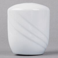 Schonwald 9184020 Donna 2 1/4 inch Continental White Porcelain Pepper Shaker - 24/Case