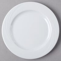 Schonwald 9180016 Donna 6 1/4 inch Round Continental White Porcelain Plate   - 12/Case