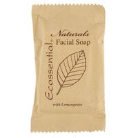 Ecossential Naturals Hotel and Motel Facial Soap 0.53 oz. Bar - 400/Case