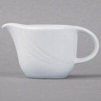 Schonwald 9183809 Donna 3 oz. Continental White Porcelain Sauce Boat - 12/Case