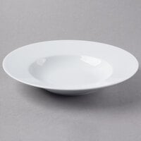 Schonwald 9130120 Fine Dining 5.5 oz. Round Continental White Rim Deep Porcelain Bowl - 12/Case