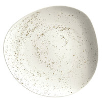 Schonwald 9381222-70255 Pottery 8 1/2 inch Unique White Organic Porcelain Plate - 6/Case