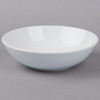 Schonwald 9133166 Fine Dining 17 oz. Round Continental White Porcelain Bowl - 6/Case