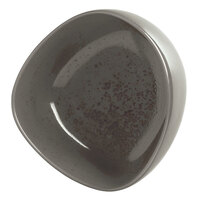 Schonwald 9383163-63044 Pottery 11 oz. Unique Dark Gray Organic Porcelain Bowl - 6/Case