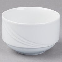 Schonwald 9186528 Donna 9.5 oz. Continental White Porcelain Bouillon - 12/Case