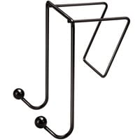 Fellowes 75510 Partitions Additions 4 inch x 6 inch Black Wire Double-Garment Hook