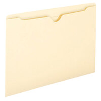 Smead 76500 Legal Size File Jacket - No Expansion with Reinforced Straight Cut Tab, Manila - 100/Box