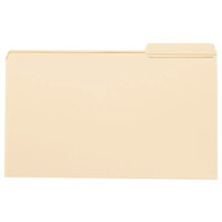 Smead 15337 Legal Size File Folder - Standard Height with Reinforced 1/3 Cut Right Tab, Manila - 100/Box