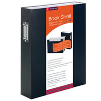 Smead 70867 SuperTab Letter Size 6-Pocket Expanding Bookshelf Organizer - Oversized Blank Tabs, Magnetic Flap Closure, Monaco Blue