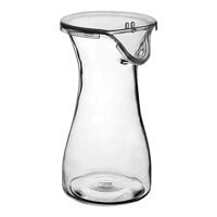 GET BW-1025-CL 10 oz. Customizable Polycarbonate Wine / Juice Decanter with Lid