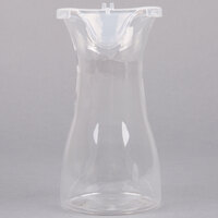GET BW-1025-CL 8.5 oz. Customizable Polycarbonate Wine / Juice Decanter with Lid