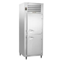 Traulsen RLT132WUT-HHS Stainless Steel 24.2 Cu. Ft. One-Section Solid Half Door Reach-In Freezer - Specification Line