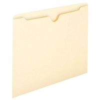 Smead 75410 Letter Size File Jacket - No Expansion with Straight Cut Tab, Manila - 100/Box