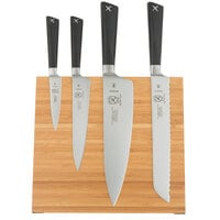 Mercer Culinary M21990BM ZüM® 5 Piece Bamboo Magnetic Board and Knife Set