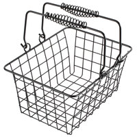 Choice Black Tabletop Market Basket - 9 inch x 7 inch x 5 inch
