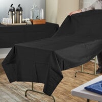 Hoffmaster 220622 54 x 108 Cellutex Navy Blue Tissue / Poly Paper Table  Cover - 25/Case