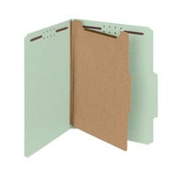 Smead 13723 100% Recycled Heavy Weight Letter Size Classification Folder - 10/Box