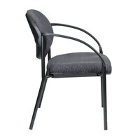 Eurotech 9011-H5511 Dakota Series Charcoal Curved Arm Chair