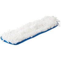 Rubbermaid FGQ80500WH00 Flow Blue / White 19 11/16 inch Nylon Mop Pad