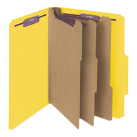 Smead 14098 SafeSHIELD Letter Size Classification Folder - 10/Box