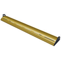 Hatco HL5-42 Glo-Rite 42" Gleaming Gold Curved Display Light with Warm Lighting - 10.8W, 120V
