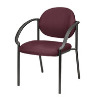 Eurotech 9011-AT31 Dakota Series Burgundy Curved Arm Chair