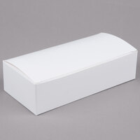 Baker's Mark 1 lb. White 1-Piece Auto-Popup Candy Box - 250/Case