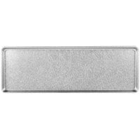 Chicago Metallic 40927 Textured Silver 1/2 Size Long Bakery Display Tray