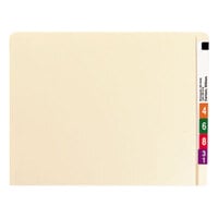 Smead 24250 Letter Size File Folder - Standard Height with Extended Straight Cut End Tab, Manila - 100/Box
