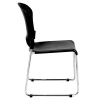 Eurotech S3000 Aire Series Black Plastic Chair - 4/Pack