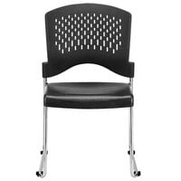 Eurotech S4000 Aire Series Black Plastic Chair - 4/Pack