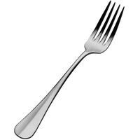 Bon Chef S1106 Chambers 8 1/2 inch 18/10 Stainless Steel European Size Dinner Fork - 12/Case