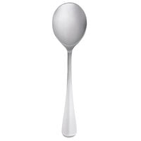 World Tableware 213 004 Baguette 7 1/4 inch 18/0 Stainless Steel Heavy Weight Round Soup Spoon - 36/Case