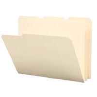 Smead 10510 Waterproof Poly Letter Size File Folder - Standard Height with 1/3 Cut Assorted Tab, Manila - 12/Pack