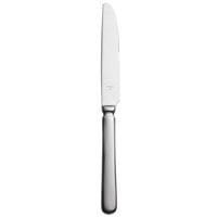 World Tableware 213 5511 Baguette 8 3/4 inch 18/0 Stainless Steel Heavy Weight Serrated Solid Handle Dessert Knife with Pinched Bolster - 36/Case